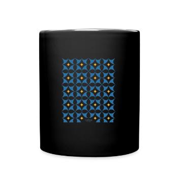Lisbon - Tile Portugal - Full Colour Mug - black - Front