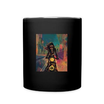 Street Phantom: Midnight Mystique - Full Colour Mug - black - Front