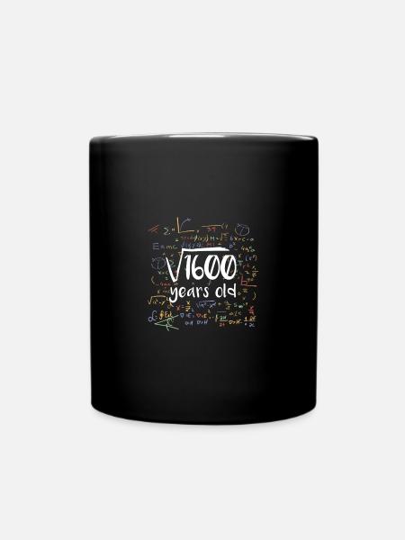 Cadeau 40e anniversaire Professeur de mathématiques Professeur de mathématiques - Mug uni - noir