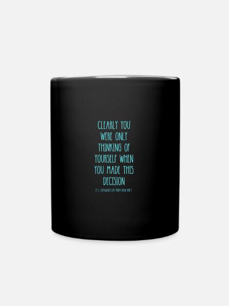 Départ Cadeau pour le départ d’un collègue - Mug uni - noir