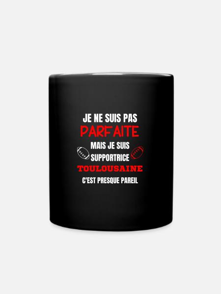 Supportrice Toulousaine Parfaite - Mug uni - noir