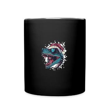 Dragon Christmas Funny - Full Colour Mug - black - Front