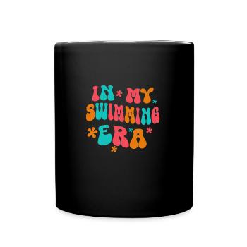 In meiner Schwimm-Ära - Schwimmen Schwimmen Schwimmbad - Tasse einfarbig - Schwarz - Vorne
