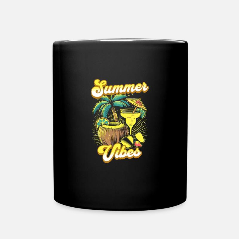 Ambiance estivale - Mug uni - noir