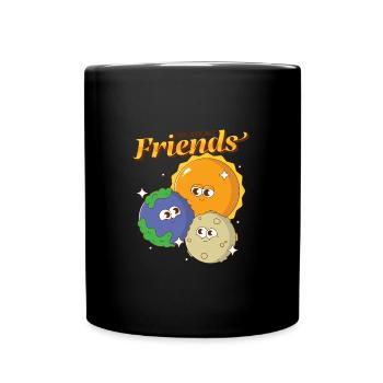 We are all friends - Full Colour Mug - black - Front