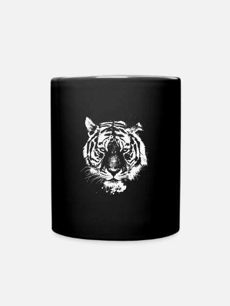 Tiger - Tasse einfarbig - Schwarz