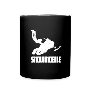 Snowmobile snowmobile snowmobile - Full Colour Mug - black - Front