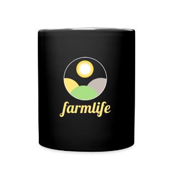 farm - Full Colour Mug - black - Front