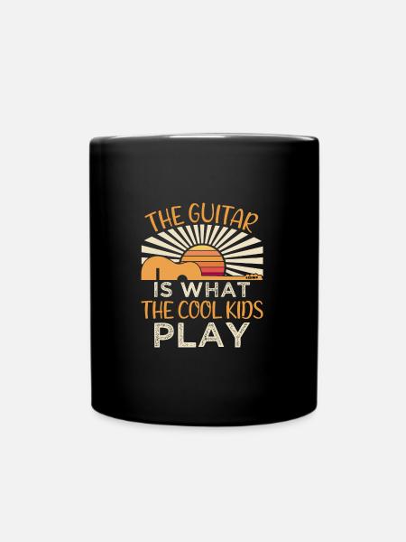 Provocation à la guitare - Mug uni - noir