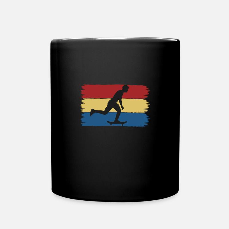 Skate Skateboard - Tasse einfarbig - Schwarz