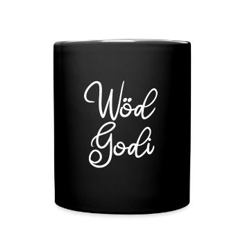 Wöd Godi beste Godi Taufpatin Österreich Taufe - Tasse einfarbig - Schwarz - Vorne