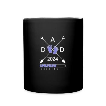 dad 2024 loading - Tasse einfarbig - Schwarz - Vorne