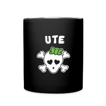 Pirate Ute Design for Girls and Women - Full Colour Mug - black - Front