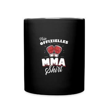 Mein offizielles Retro-MMA Martial-Arts-Shirt - Tasse einfarbig - Schwarz - Vorne