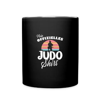 Mein offizielles Judo-Shirt - Tasse einfarbig - Schwarz - Vorne