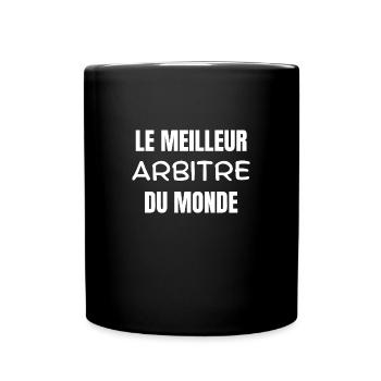 le meilleur arbitre du monde - Mug uni - noir - Devant