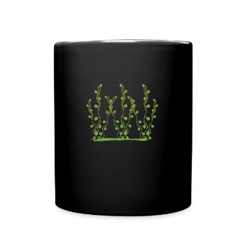 Plants Symbol Bush Garden - Full Colour Mug - black - Front