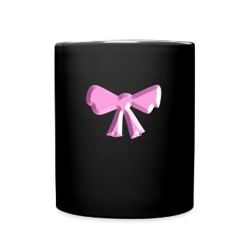 loop symbol fly pink shiny - Full Colour Mug - black - Front