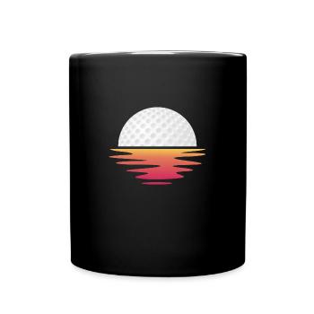 Hockeylegende Feldhockey Hockey Hockeysport-sunset - Tasse einfarbig - Schwarz - Vorne
