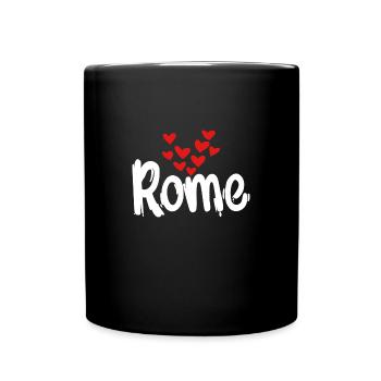 Rome - Tasse einfarbig - Schwarz - Vorne