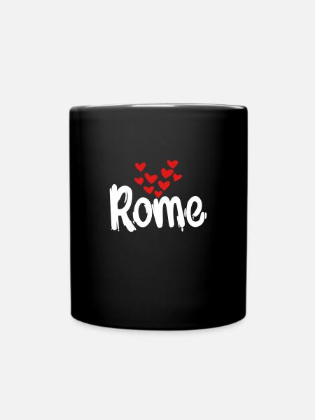 Rome - Tasse einfarbig - Schwarz