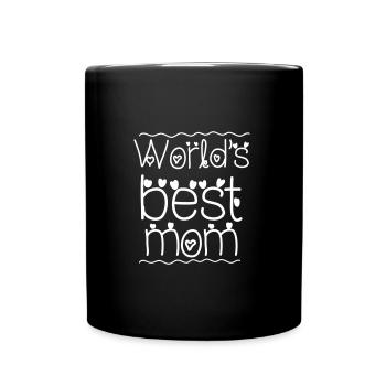 World ́s Best Mom Mother's Day Gift Mommy Mommy Mom - Full Colour Mug - black - Front