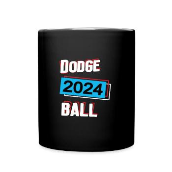 Dodgeball 2024 Dodgeballer Dodgeballspieler Spiel - Tasse einfarbig - Schwarz - Vorne