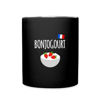 Bonjogourt - Tasse einfarbig - Schwarz - Vorne