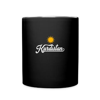 Kurdistan - Tasse einfarbig - Schwarz - Vorne