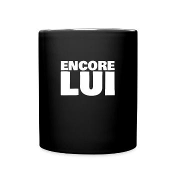 encore lui - Mug uni - noir - Devant