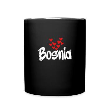 Bosnia - Full Colour Mug - black - Front