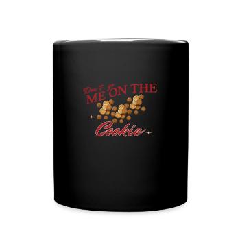 Cookie Keks - Tasse einfarbig - Schwarz - Vorne