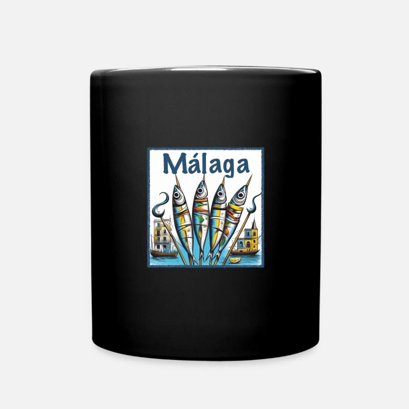 brochettes à Malaga - Mug uni - noir