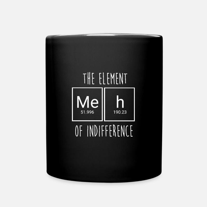 Periodic table - Full Colour Mug - black