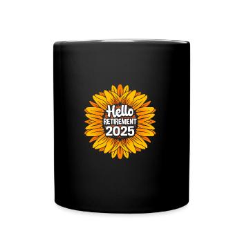 Pension 2025 Retirement 2025 Pensioner Pensioner Pensioner - Full Colour Mug - black - Front