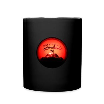VU Meter - Full Colour Mug - black - Front