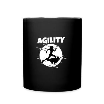 Agility Dog Sports - Full Colour Mug - black - Front
