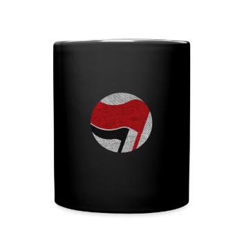 left anti-fascist - Full Colour Mug - black - Front