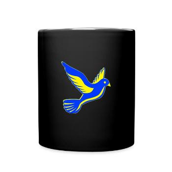 Ukraine Peace - Full Colour Mug - black - Front