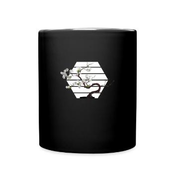 BONSAI Yamadori Nebari Bonsai Zone Bonsai Master - Full Colour Mug - black - Front