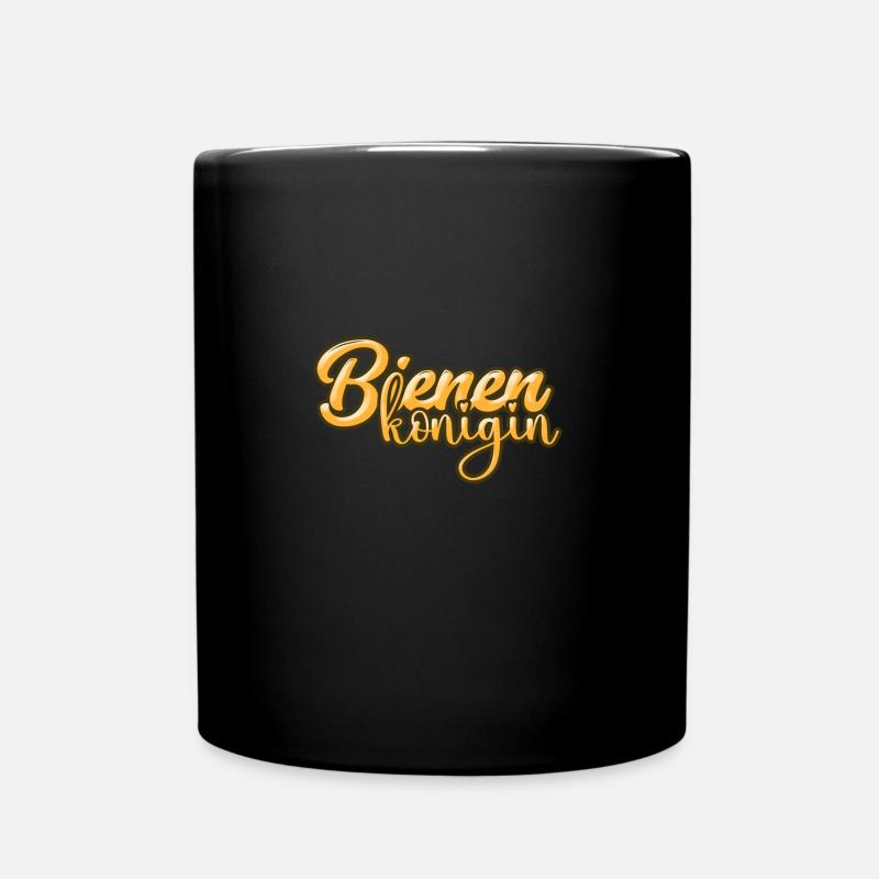 Bienenkönigin - Tasse einfarbig - Schwarz