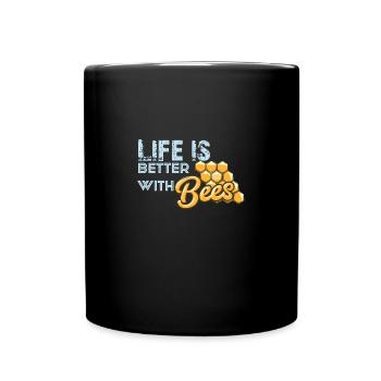 Bee life - Full Colour Mug - black - Front