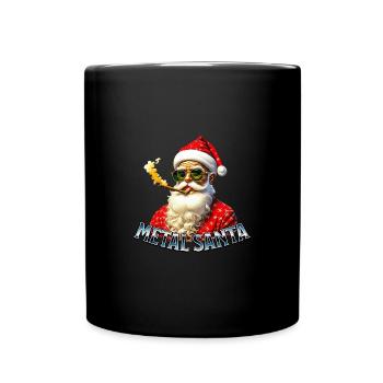 Metal Santa - Full Colour Mug - black - Front