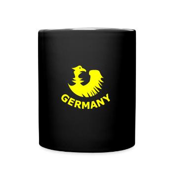 The power from Germany - Full Colour Mug - black - Front