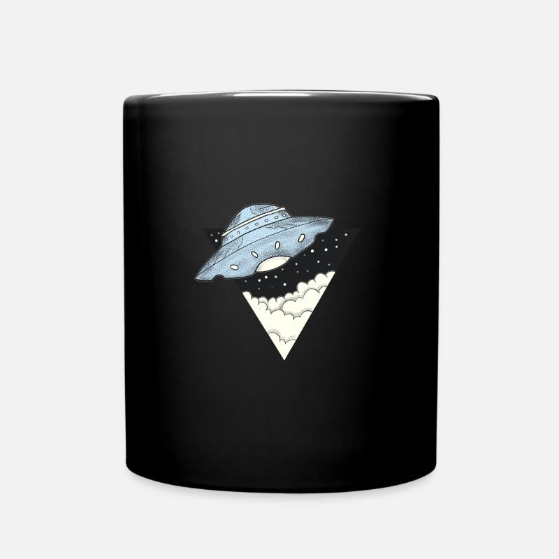 Ufo - Full Colour Mug - black