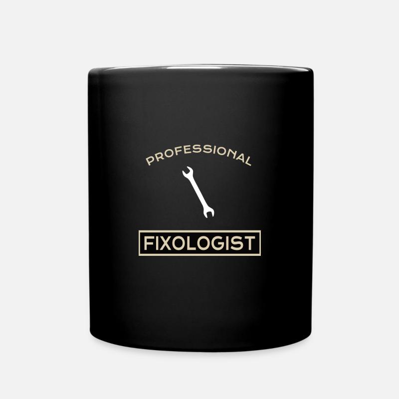 HANDYMAN: Professional Fixologist - Tasse einfarbig - Schwarz