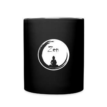 Zen bubble - Full Colour Mug - black - Front