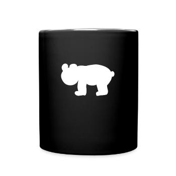 Symbol Animal Bear - Full Colour Mug - black - Front