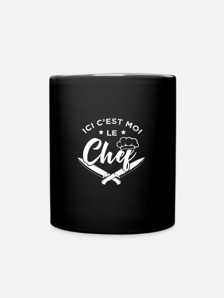cuisinier cadeau cool chef cuisinier - Mug uni - noir