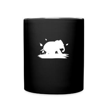 Nature Animal Elephant Symbol - Mug uni - noir - Devant
